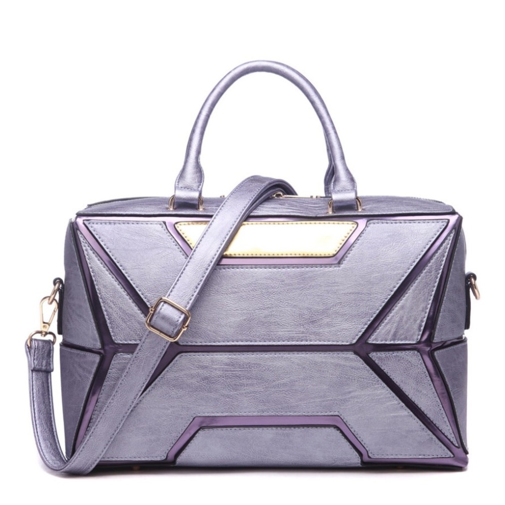 Pewter Satchel